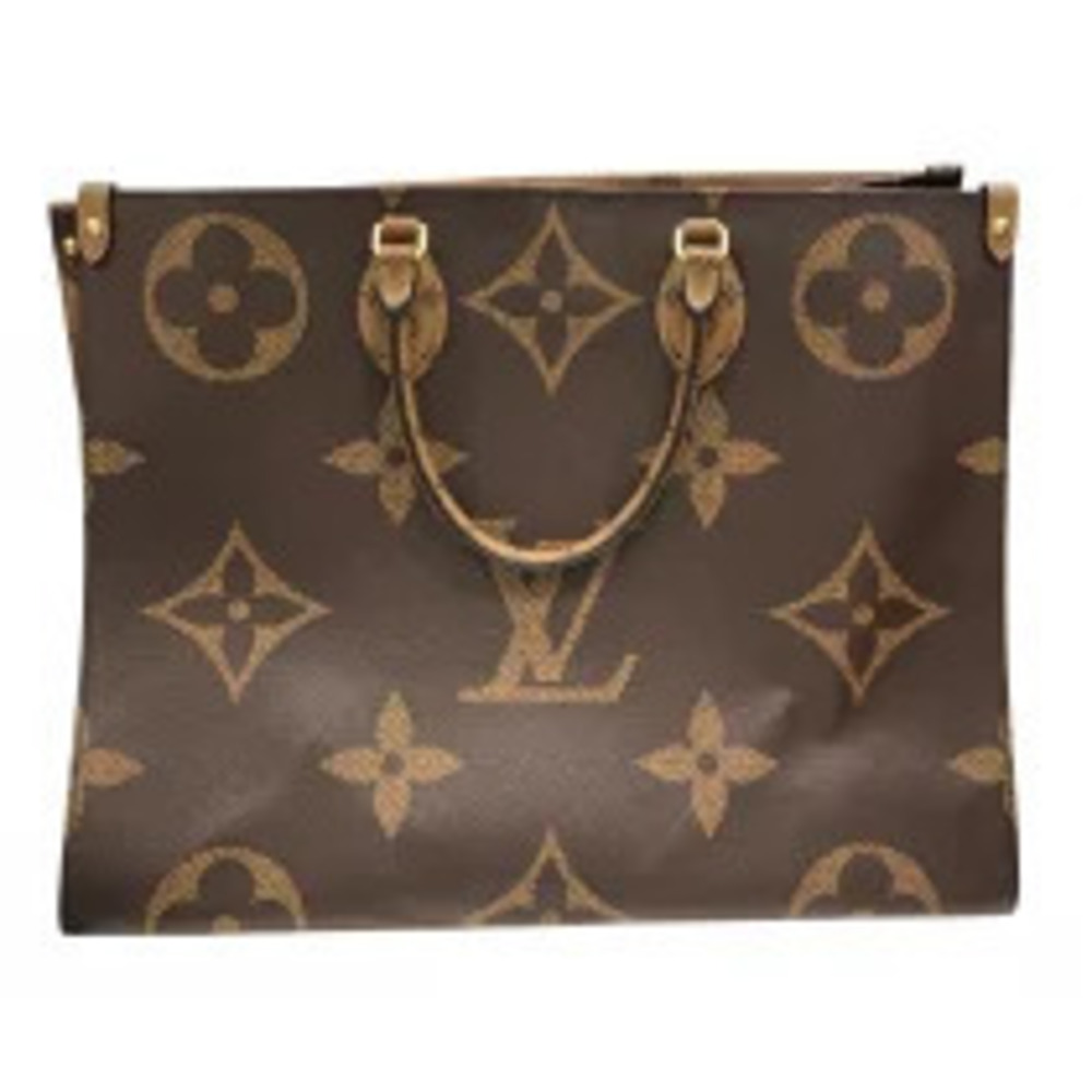 Louis Vuitton On The Go Brown Monogram Giant Reverse Handbag